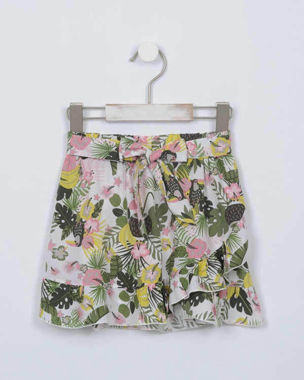 Picture of C2131 GIRLS SKIRT WITH PATTERN FRUITS AND BOW